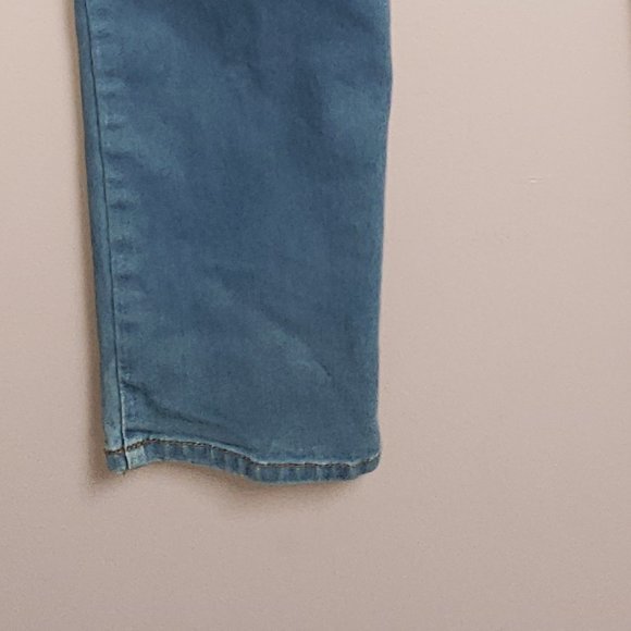 Levi's Original Straight Leg Button Fly Blue Jeans Women's Size 1X - Pre-Owned - Picture 4 of 5